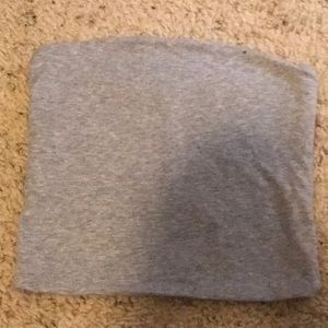 Gray tube top